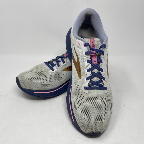 Brooks Ghost 15 Run Shoes Mens Sz 13 Gray Gold 6,4,8:I.5.4 0 - Picture 8 of 13